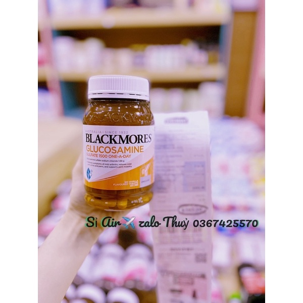 (date 2023/bill) Glucosamine Blackmores 180v, viên uống xương khớp