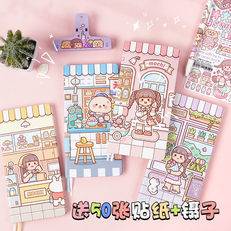 Sticker Dán Sổ Tay Ghi Kế Hoạch Tuần/ Sổ Tay Hình Mochi Series Nhỏ Dễ Thương