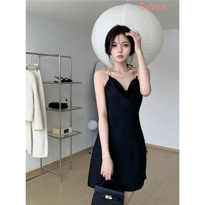 Đầm Dây Hở Lưng Thời Trang Mùa Hè Quyến Rũ Cho Nữ