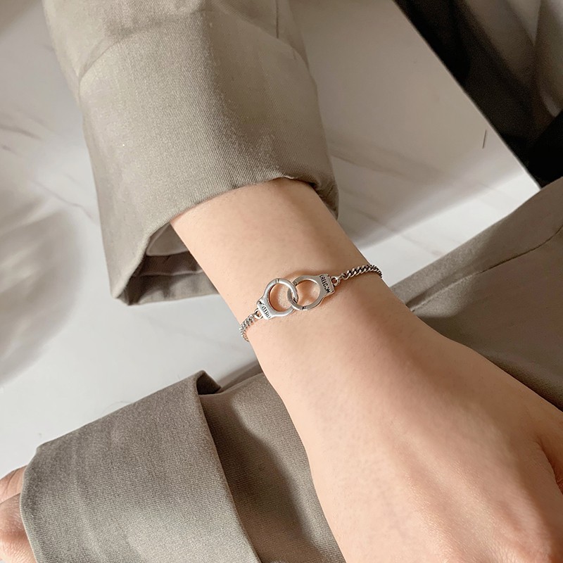 Vòng Tay Thiết Kế Đơn Giản Phong Cách Retro Hàn Quốc