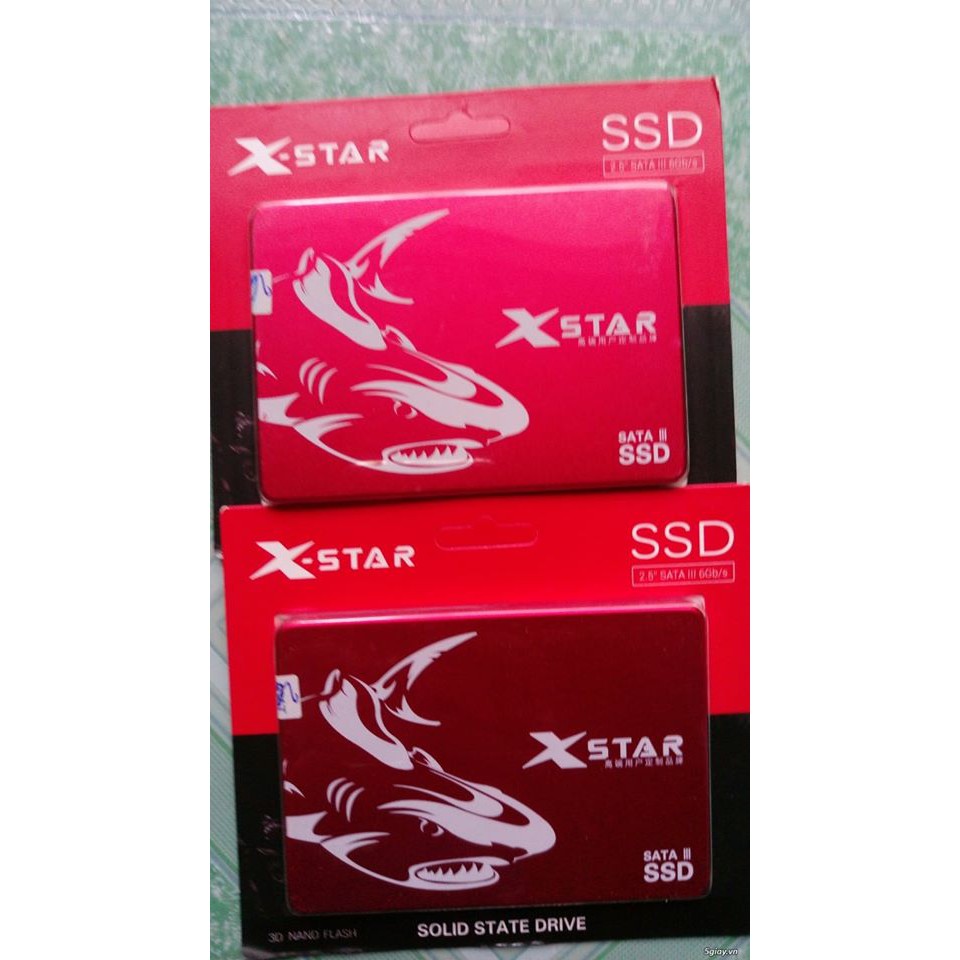 [Mã 255ELSALE giảm 7% đơn 300K] Ổ cứng SSD Xstar 240GB SATA3 Drive 2.5 Inch Sequential Read 550MB/s-Red bảo hành 36 T