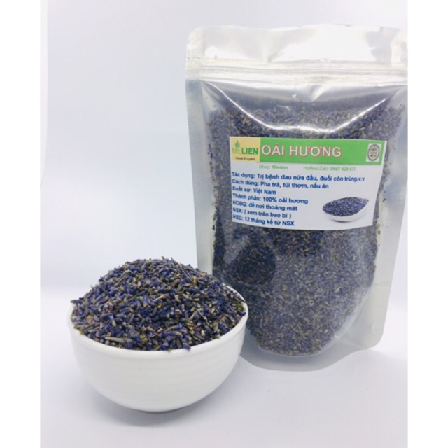 Hoa oải hương nụ khô (lavender) 100g LL244