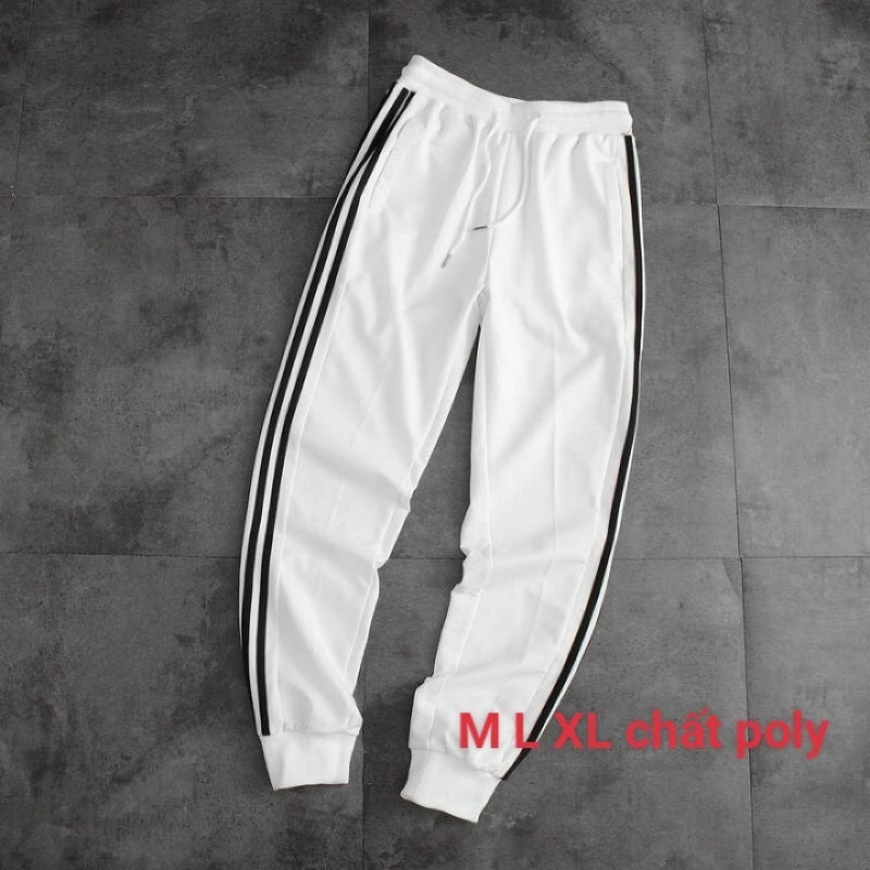 Quần Poly Unisex Dài Ba Sọc KSS214