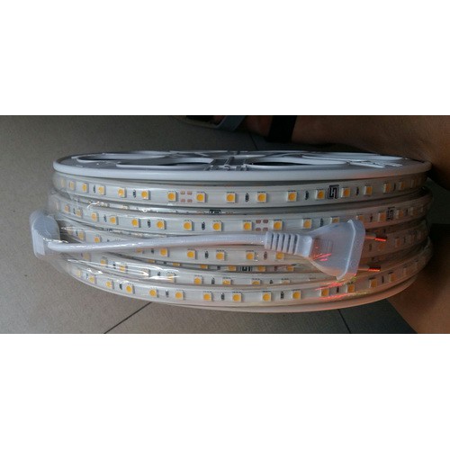 Led dây 5050 chống nước 220Vac Duhal cuộn 50m