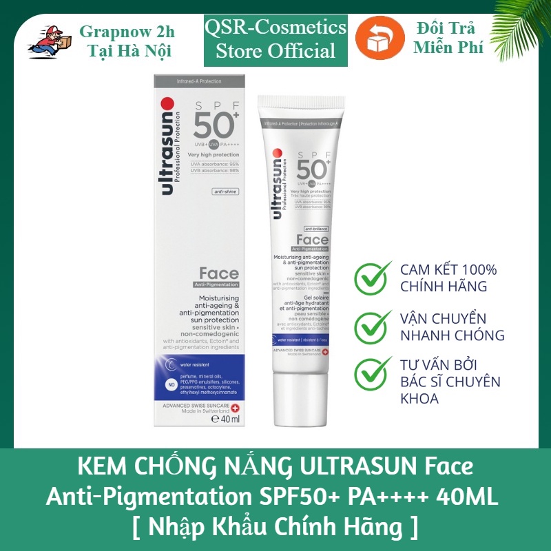 Kem Chống Nắng Ultrasun Face Anti Age &amp; Anti Pigmentation SPF 50+ 40ml [ Hàng Nhập Khẩu ]