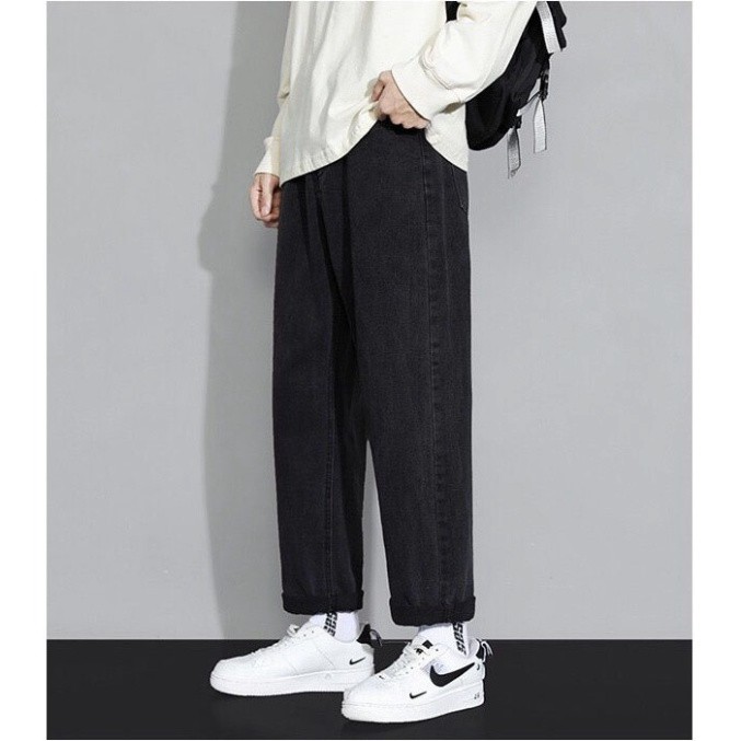 Quần jean Baggy ống suông, rộng nam, nữ TR01 hottrend hàn quốc 2021 | BigBuy360 - bigbuy360.vn