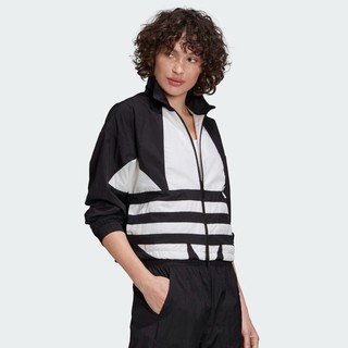 ADIDAS CHÍNH HÃNG - Áo khoác gió nữ Adidas Biglogo đen - FM2622