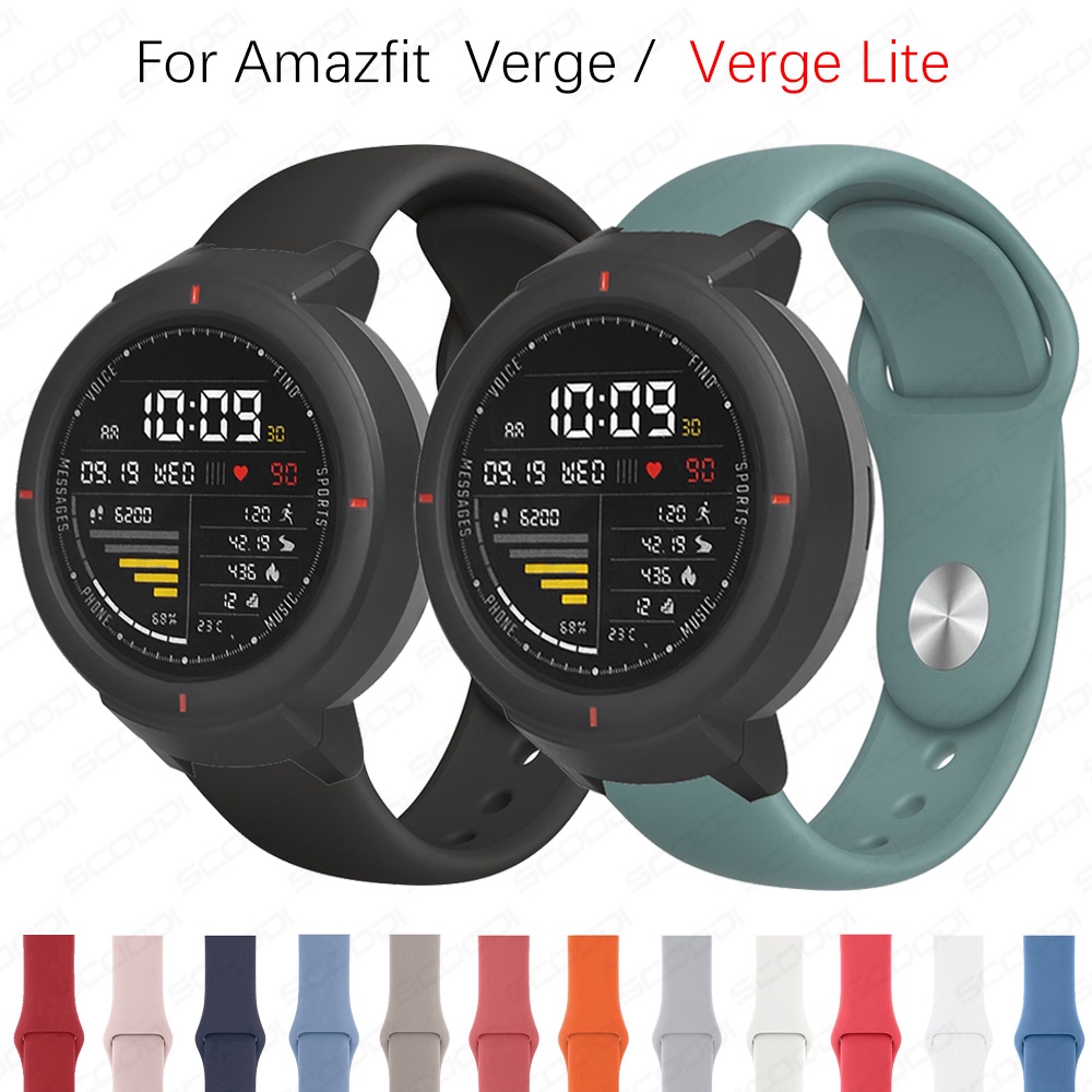 Dây Đeo Thay Thế Bằng silicone Mềm Cho Huami Amazfit Verge / Verge Lite
