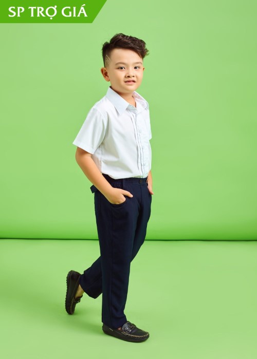 Bộ đồng phục đi học cho bé trai cấp 1 thời trang Jadiny (lựa chọn mua áo riêng, quần riêng)
