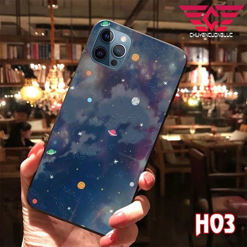 ỐP LƯNG IPHONE 12/ 12 MINI/ 12 PRO/ 12 PROMAX/ IPHONE 11/ 11 PROMAX - VŨ TRỤ NGÂN HÀ HOT TREND