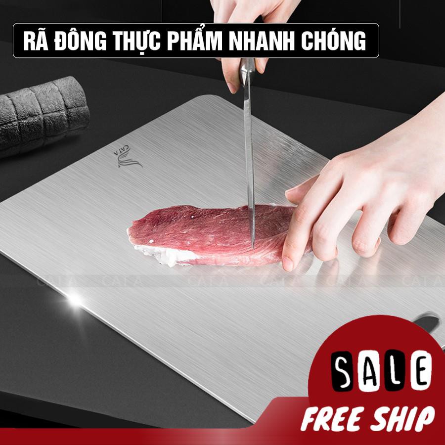 [HCM FREESHIP] Thớt Inox 304 - Chống nấm mốc - trọn đời không gỉ sét - Kháng Khuẩn không Mùi, Siêu Xịn Bền Chắc