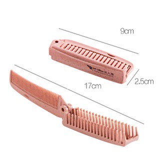 Lược Gập Lúa Mạch Mini Bỏ Túi Tiện Lợi #C502
