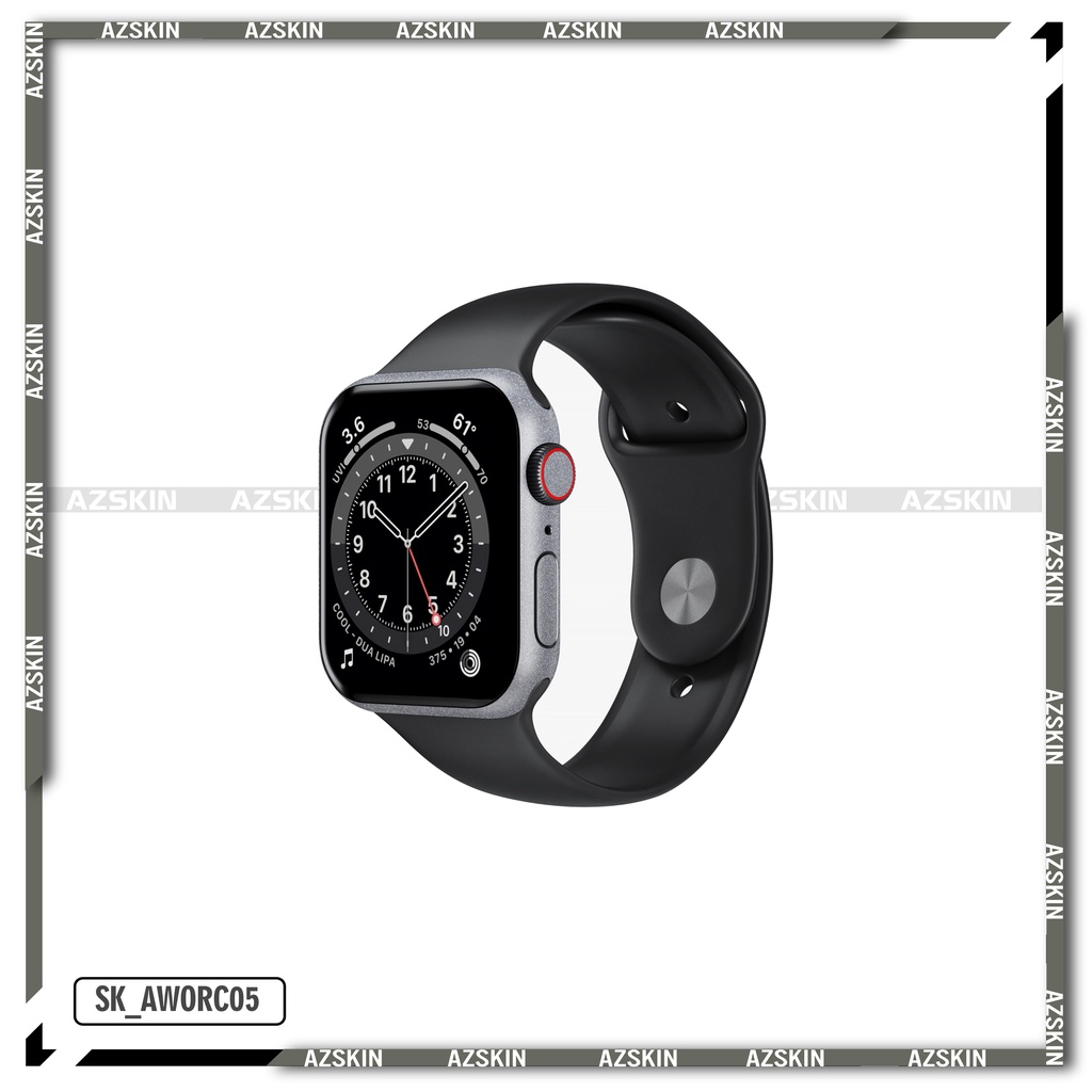 Miếng Dán Skin Apple Watch Xám Nhám |SK_AWORC05| Chất Liệu Film Oracal Nhập Khẩu, Khuôn Cắt CNC Sẵn, Dễ Dán Tại Nhà