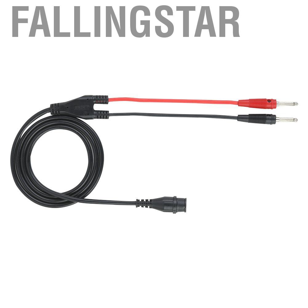 Fallingstar P1203 BNC Male Plug to Banana Coaxial Cable Oscilloscope Test Lead 120cm