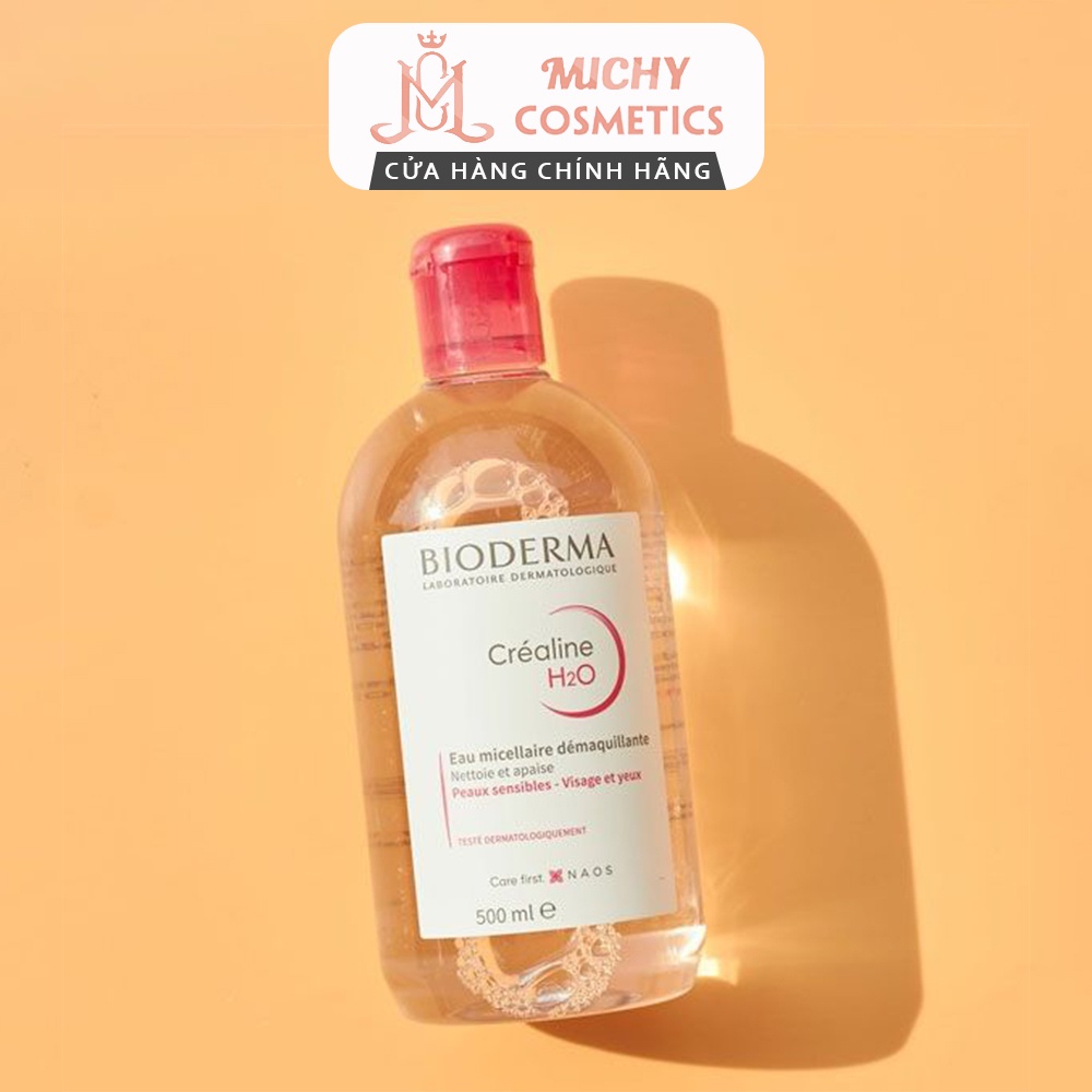 Nước tẩy trang Bioderma Sensibio H2O 500ml sạch sâu dịu nhẹ phù hợp cho da nhạy cảm | BigBuy360 - bigbuy360.vn