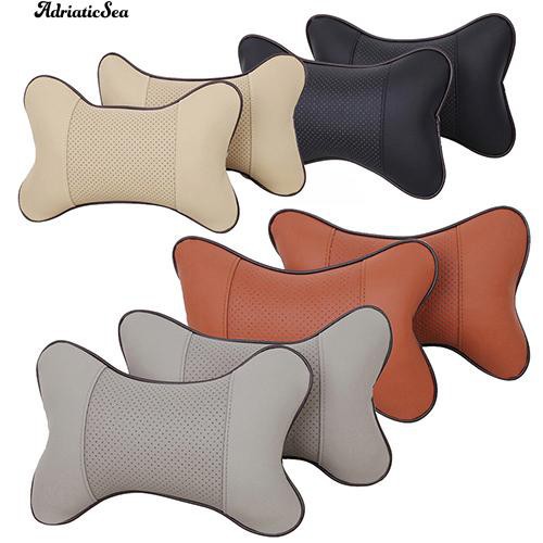 Gối cổ xe hơi giả da tiện lợi | BigBuy360 - bigbuy360.vn