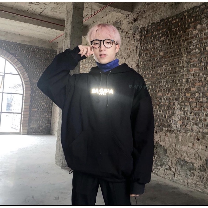 Áo khoác hoodie đi chơi đi học có nón hoa anh đào