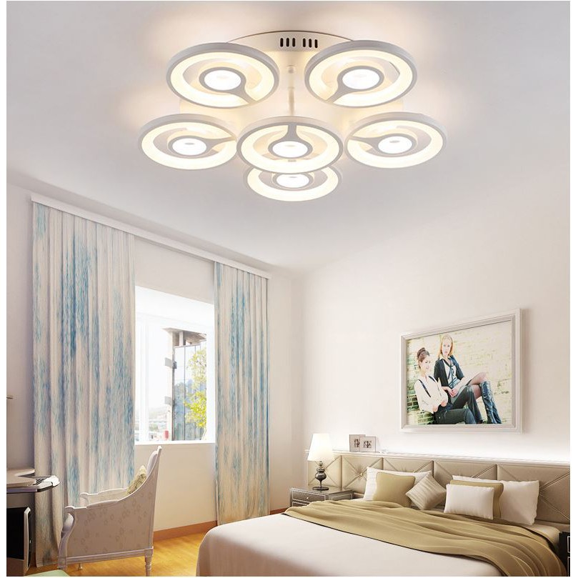 Đèn trần MONSKY JEANBEE kiểu dáng độc đáo 3 chế độ ánh sáng hiện đại - kèm điều khiển từ xa [ẢNH THẬT 100%]