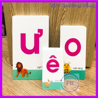Trọn bộ thẻ học chữ cái và số đếm có hình ảnh minh họa cho bé học tiếng việt