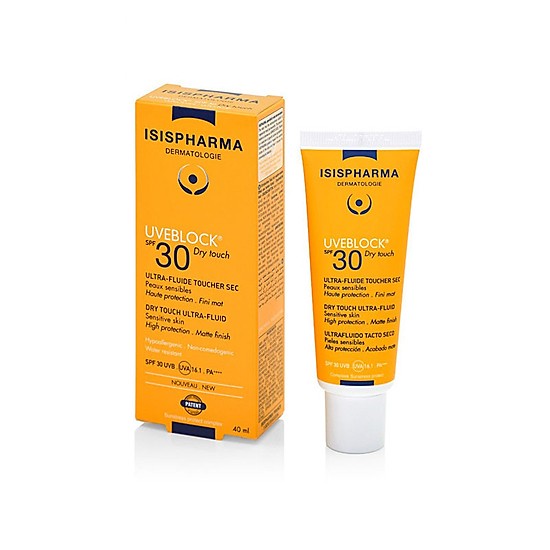 [TEM CTY] Kem chống nắng ISIS PHARMA Uveblock SPF30 Dry Touch 40 mL - Kem chống nắng cho da dầu