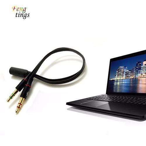 Dây Cáp Chia Cổng Âm Thanh 3.5Mm Từ 1 Đầu Cái Sang 2 Đầu Đực Tiện Dụng