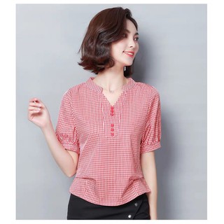 ÁO SƠ MI SỌC PHỐI NÚT CÁCH ĐIỆU - 120 - GS2706(M,L)