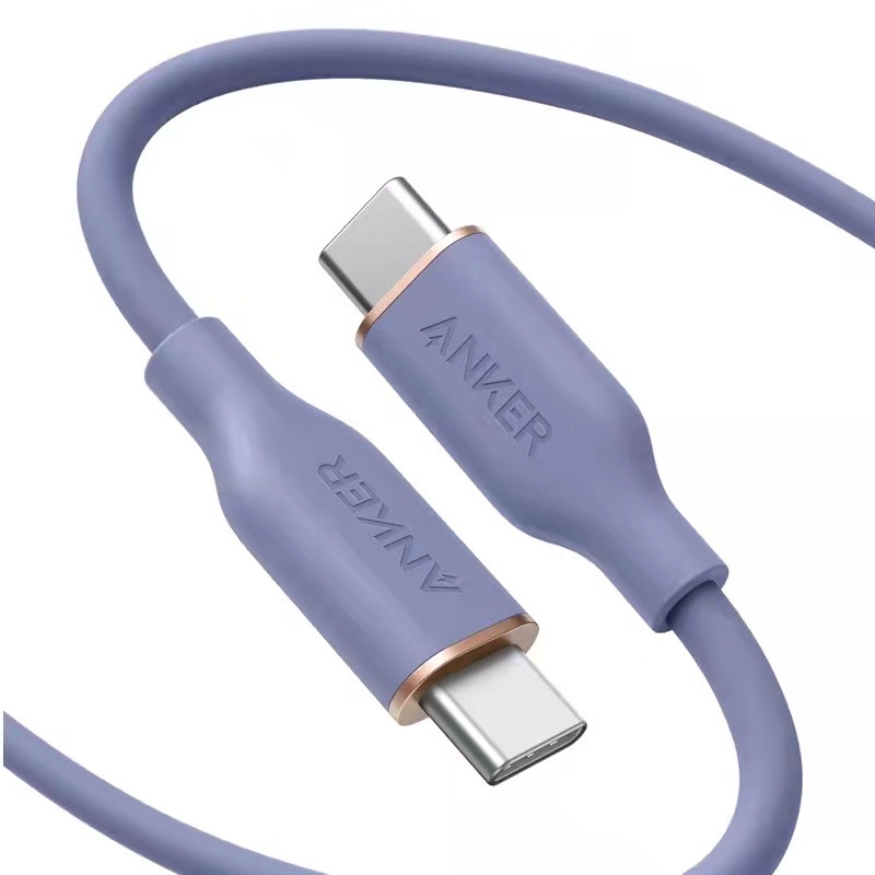 Cáp Sạc Nhanh Anker PowerLine III Flow Usb-C to Usb-C 100W dài 1.8m Siêu Mềm Mại A8553