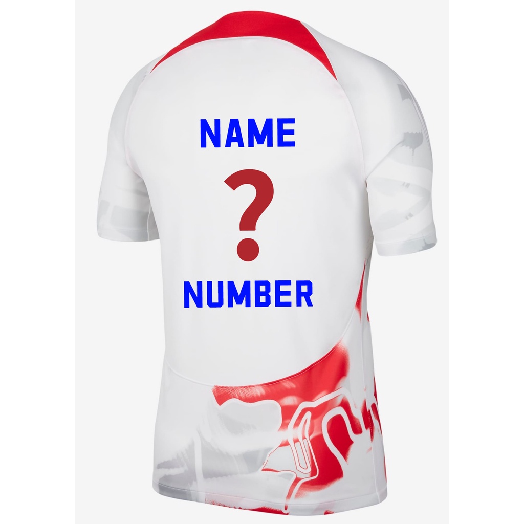 Áo Thun Số 22-23 Của Đội Tuyển Đá Banh Leipzig Size s-2xl