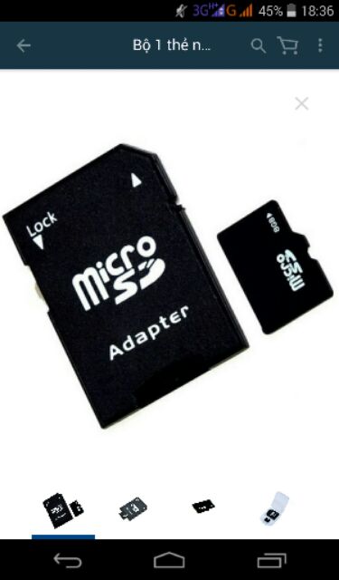 Thẻ nhớ 32gb tặng adapter