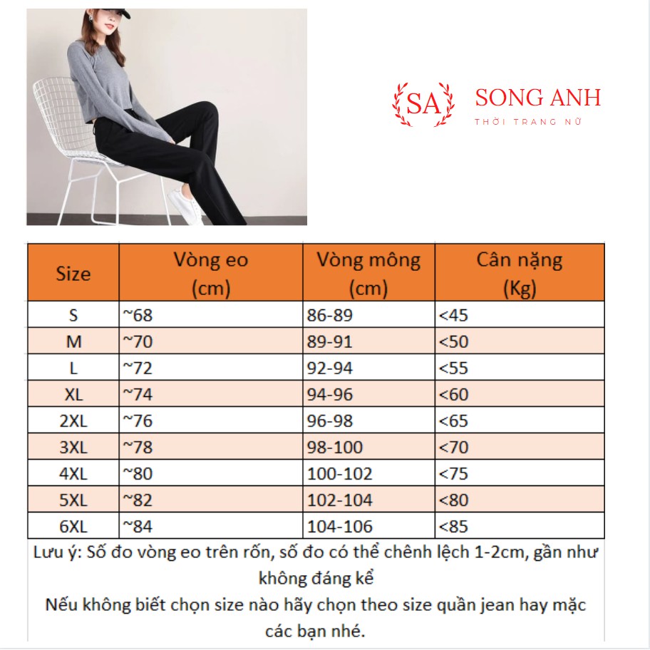 Quần Baggy Công Sở Học sinh Nữ Cạp Cao chất vải Tuyết Mưa Vitex dày dặn, co giãn nhẹ Có Bigsize