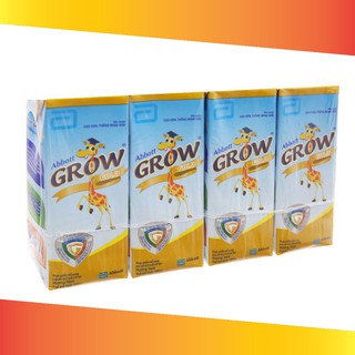 Lốc 4 hộp sữa bột pha sẵn Abbott Grow Gold vani 180ml H38V