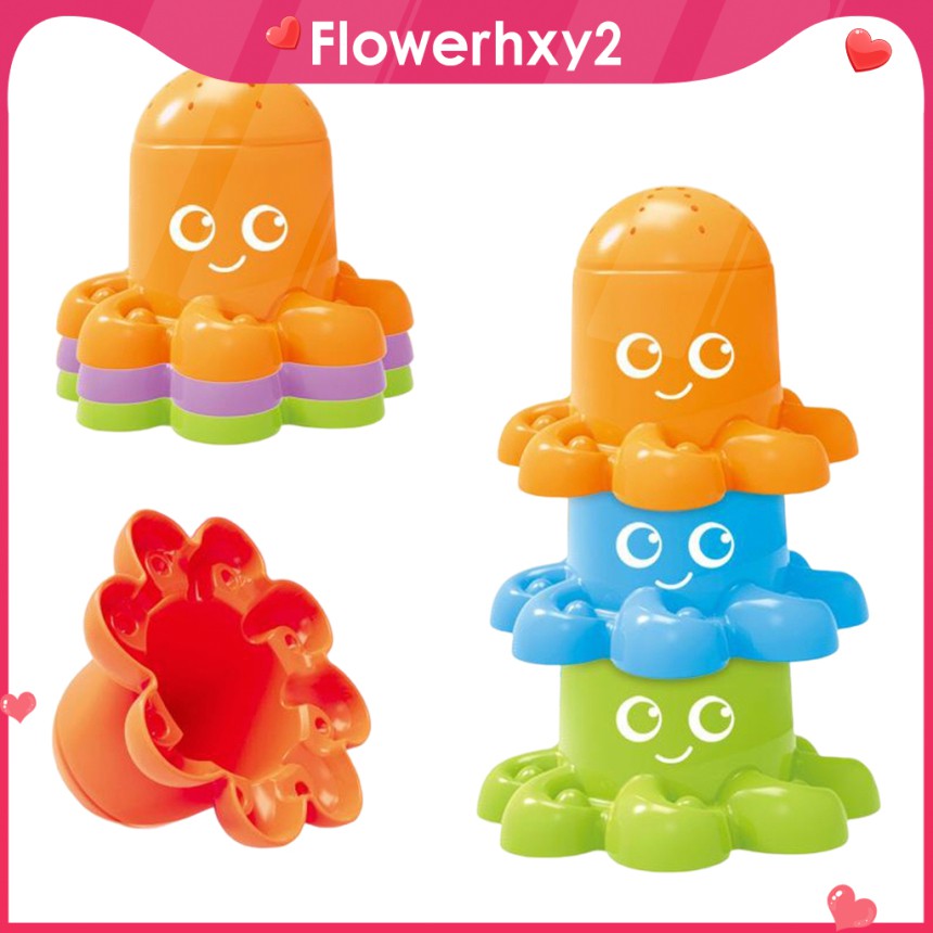 Stacking Cup Toys Baby Childrens Educational Toy Bath toys for Boys Girl