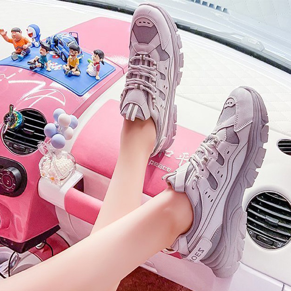 Giày Sneaker Nữ [ FREESHIP ] Giày Thể Thao Nữ Kiểu Dáng Thời Trang Cho Nàng Phá Cách - G01