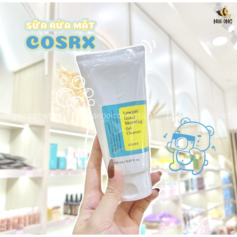 Sữa Rửa Mặt Cosrx Low Ph Good Morning Gel Cleanser Dịu Nhẹ, Ngăn Ngừa Mụn 150ml