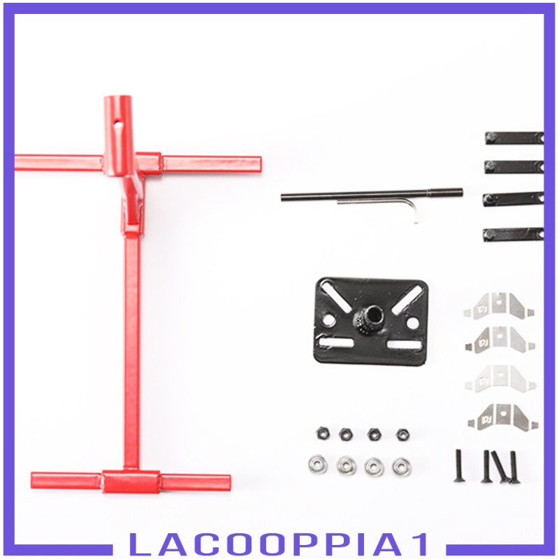 [LACOOPPIA1] Stainless Steel Engine Flip Rotary Repair Bracket Stand RC Accessories