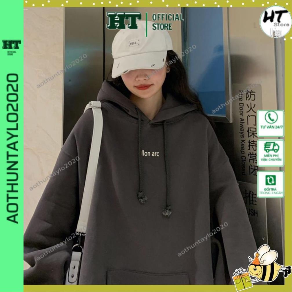 Hoodie nam nữ HTSTORE  Áo hoodie nỉ nam nữ ellon arc Form Rộng Chất Nỉ Ngoại Dày Dặn Unisex mẫu hot 2022.