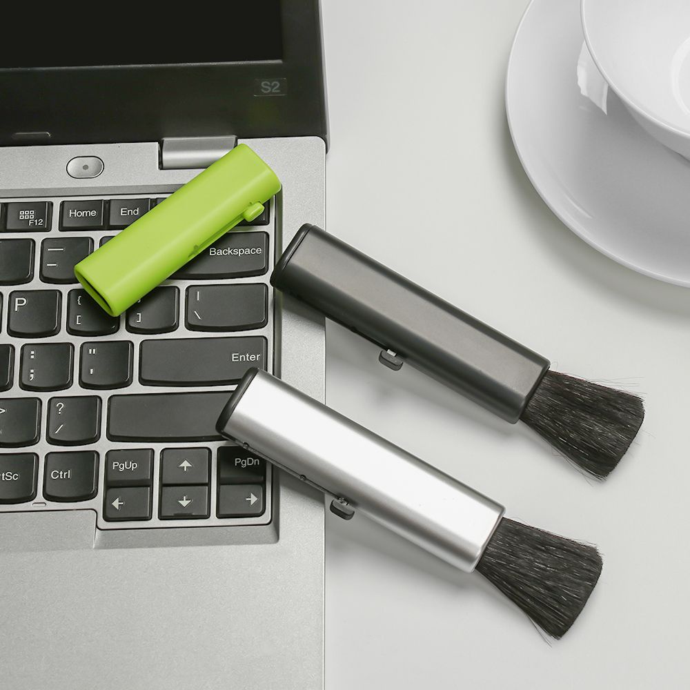 Cọ làm vệ sinh lỗ thông hơi máy tính/xe hơi bằng len mềm chỉnh được nhiều màu