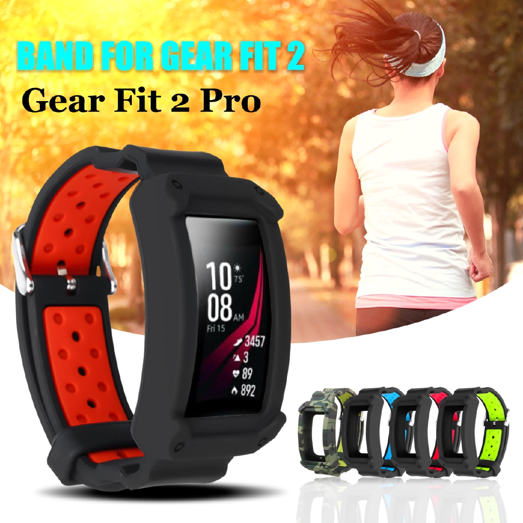 Dây đeo thay thế bảo vệ thời trang dành cho đồng hồ thông minh Samsung Gear Fit 2