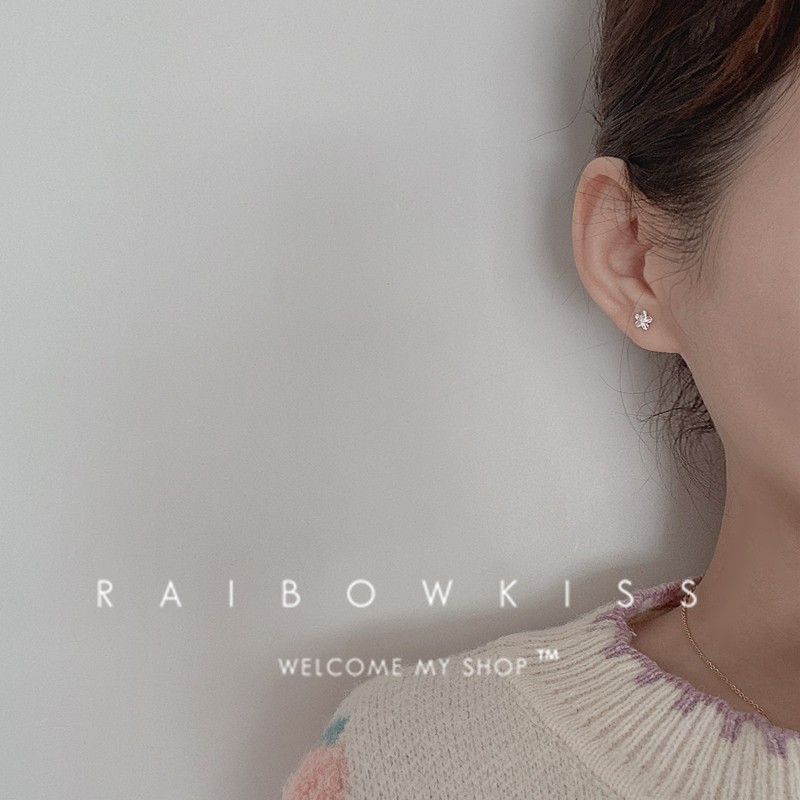 Khuyên tai mạ bạc 💕 𝐅𝐫𝐞𝐞𝐬𝐡𝐢𝐩 𝐞𝐱𝐭𝐫𝐚 💕 nhỏ xinh nhiều hình dễ thương phong cách Hàn Quốc