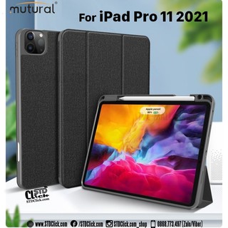 Bao da ipad pro 11 2021 mutural có khe bút chính hãng