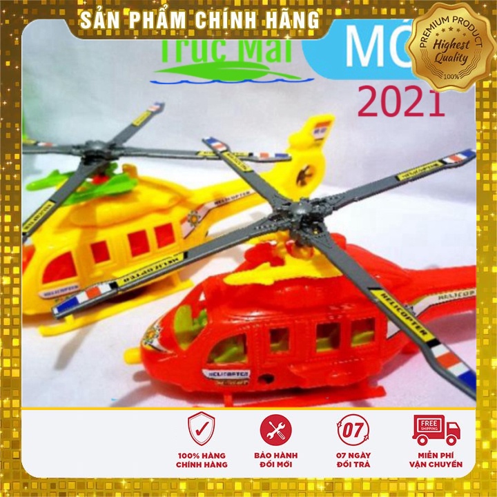 Đồ chơi máy bay trực thăng cót rút - máy bay nhựa giá rẻ Npp Phùng Trúc Mai