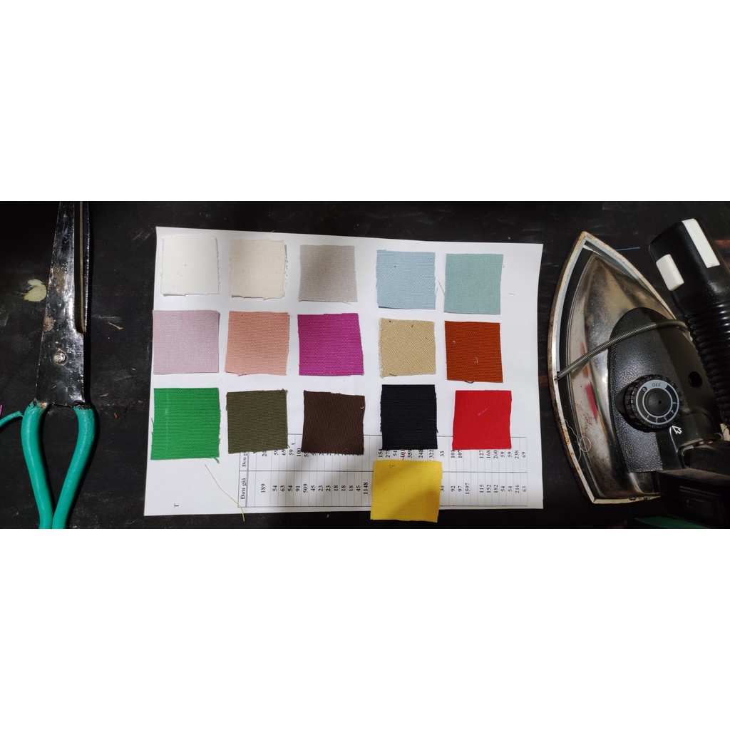 Túi Tote Canvas Trơn Nhiều Màu - Thêu Hoặc Vẽ Tranh