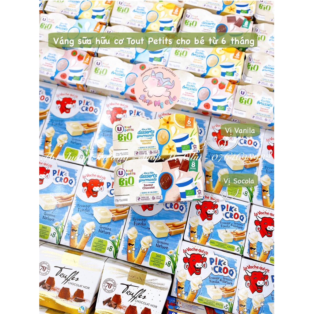 Váng sữa hữu cơ Super U Tout Petits cho bé từ 6 tháng tuổi