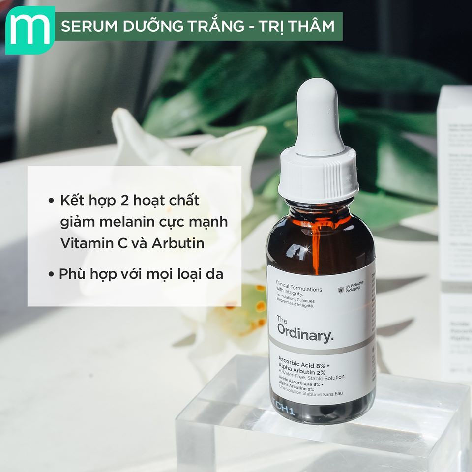 Serum sáng da Vitamin C - Ascorbic Acid 8% + Alpha Arbutin 2% - The Ordinary. [ƯU ĐÃI] | BigBuy360 - bigbuy360.vn