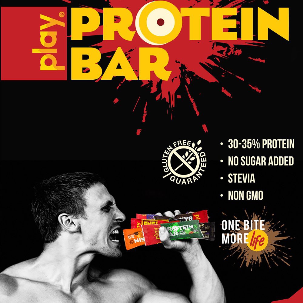 Bánh Protein 💪FREESHIP💪 Bánh Ăn Vặt Giảm Cân Play Protein Bar - Bánh Ăn Kiêng Vị Bơ Đậu Phộng SP5.2