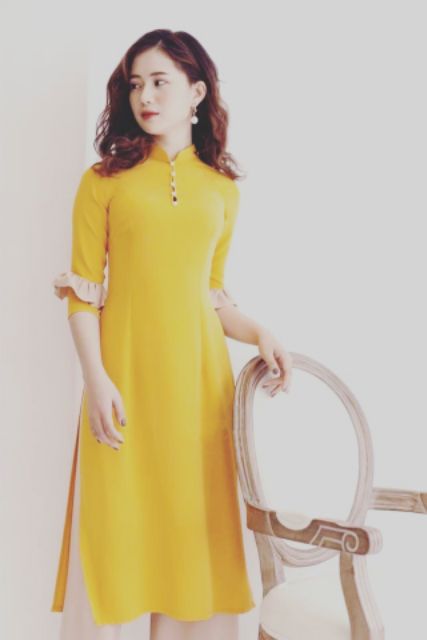 Áo dài dáng mới mix tay RA MẮT THÊM ÁO CHO BÉ