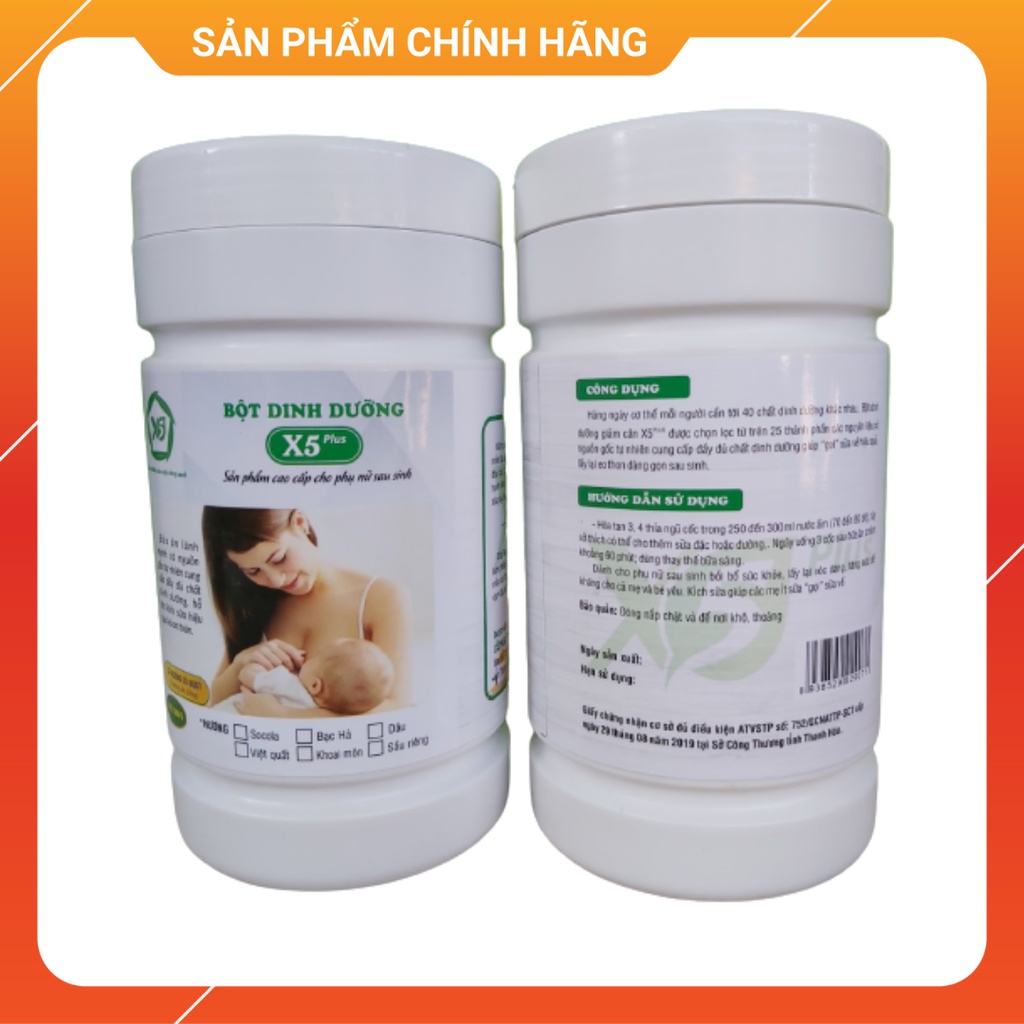 1Kg BỘT DINH DƯỠNG LỢI SỮA X5-dùng cho mẹ sau sinh, gồm các hạt ngủ cốc naỷ mầm, thêm đạm đậu nành,bột nghệ...