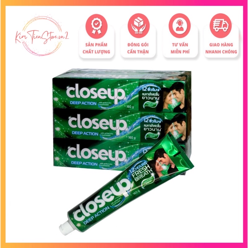 Kem đánh răng Closeup Deep Action 160gr Thái Lan