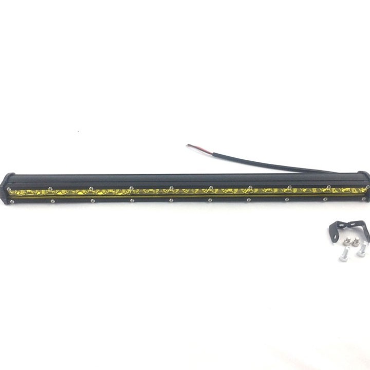 Đèn Led bar 1 Hàng Vàng 50Cm lõm (Cái) Đèn Pha LED Bar 18 Bóng Dài 50cm Dành Cho Ô Tô Ánh Sáng Vàng