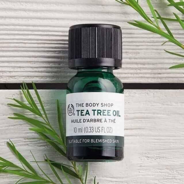 Chấm mụn tinh dầu tràm trà the body shop teatree oil